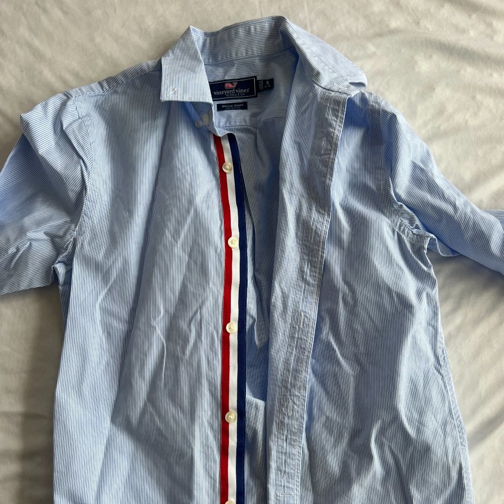 Vineyard Vines Blue Pinstripe Button Down